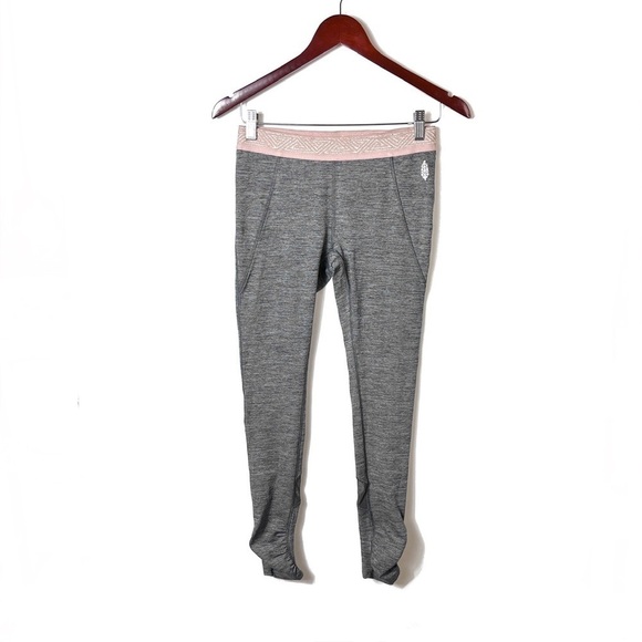 Free People Movement Heathered Gray Leggings - Picture 1 of 8